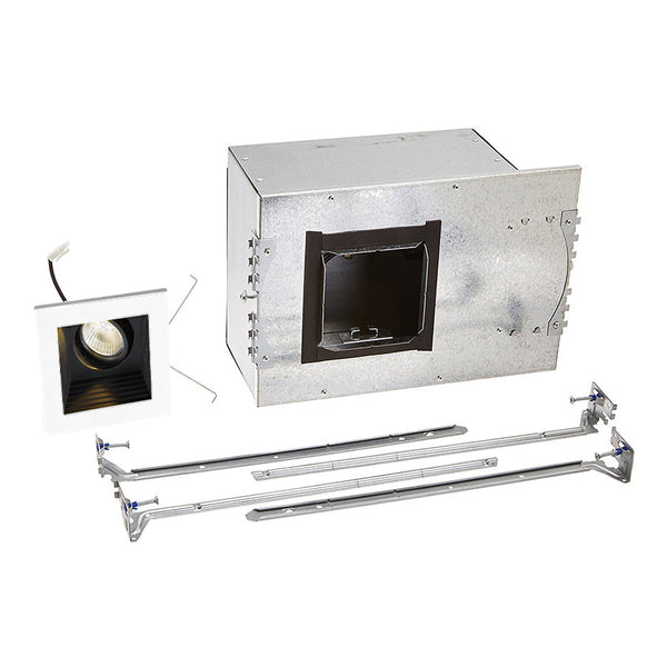 W.A.C. Lighting - MT-3LD111NA-W927BK - LED Single Light New Construction Housing with Trim and Light Engine - Mini Led Multiple Spots - Black from Lighting & Bulbs Unlimited in Charlotte, NC