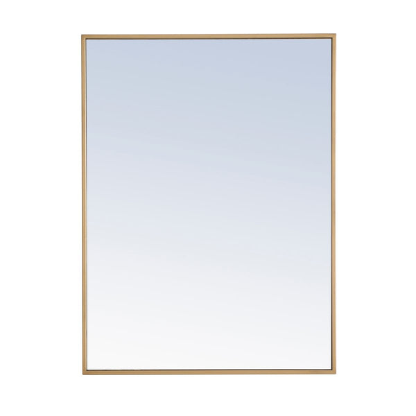 Elegant Lighting - MR4072BR - Mirror - Monet - Brass from Lighting & Bulbs Unlimited in Charlotte, NC