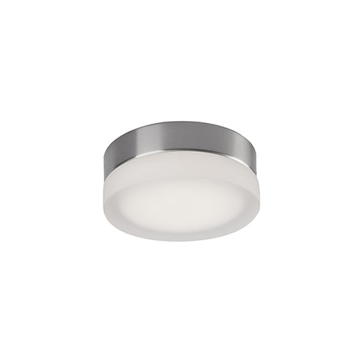 Kuzco Lighting - FM3506-BN - LED Flush Mount - Bedford - Brushed Nickel/Frosted from Lighting & Bulbs Unlimited in Charlotte, NC