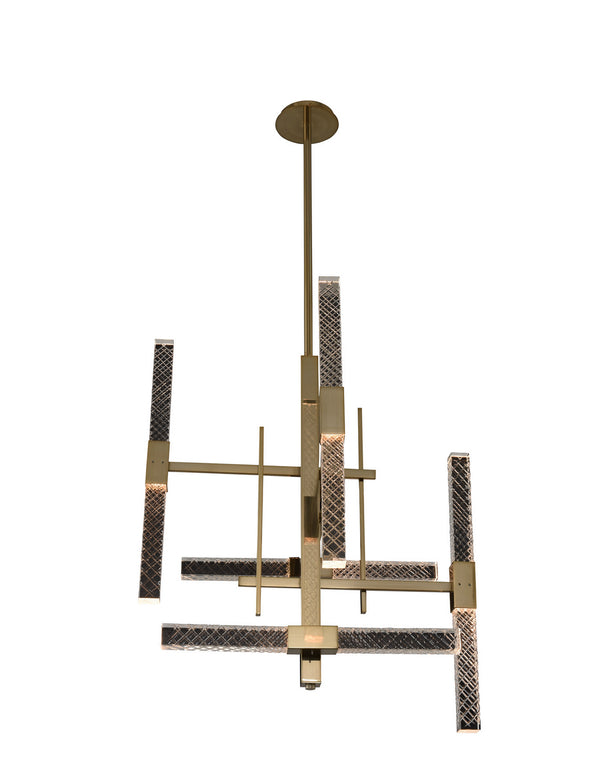 Allegri - 034971-038-FR001 - LED Chandelier - Apollo - Brushed Champagne Gold from Lighting & Bulbs Unlimited in Charlotte, NC