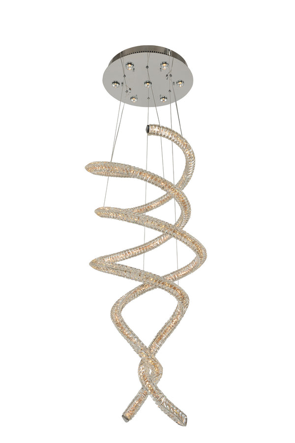 Allegri - 11807-010-FR001 - LED Convertible Chandelier - Flush Mount - Ravina - Chrome from Lighting & Bulbs Unlimited in Charlotte, NC