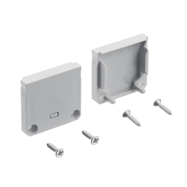 Kichler - 1TEE2DWSFSSIL - Tape Extrusion End Cap 5 Pair - Ils Te Series - Silver from Lighting & Bulbs Unlimited in Charlotte, NC