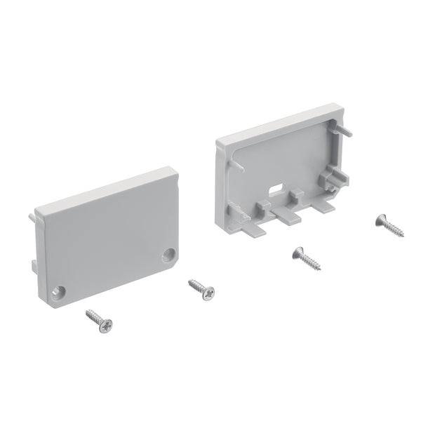 Kichler - 1TEE3DWSFSSIL - Tape Extrusion End Cap 5 Pair - Ils Te Series - Silver from Lighting & Bulbs Unlimited in Charlotte, NC