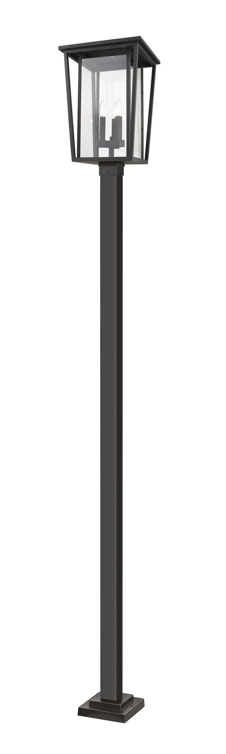 Z-Lite - 571PHXLS-536P-ORB - Three Light Outdoor Post Mount - Seoul - Oil Rubbed Bronze from Lighting & Bulbs Unlimited in Charlotte, NC