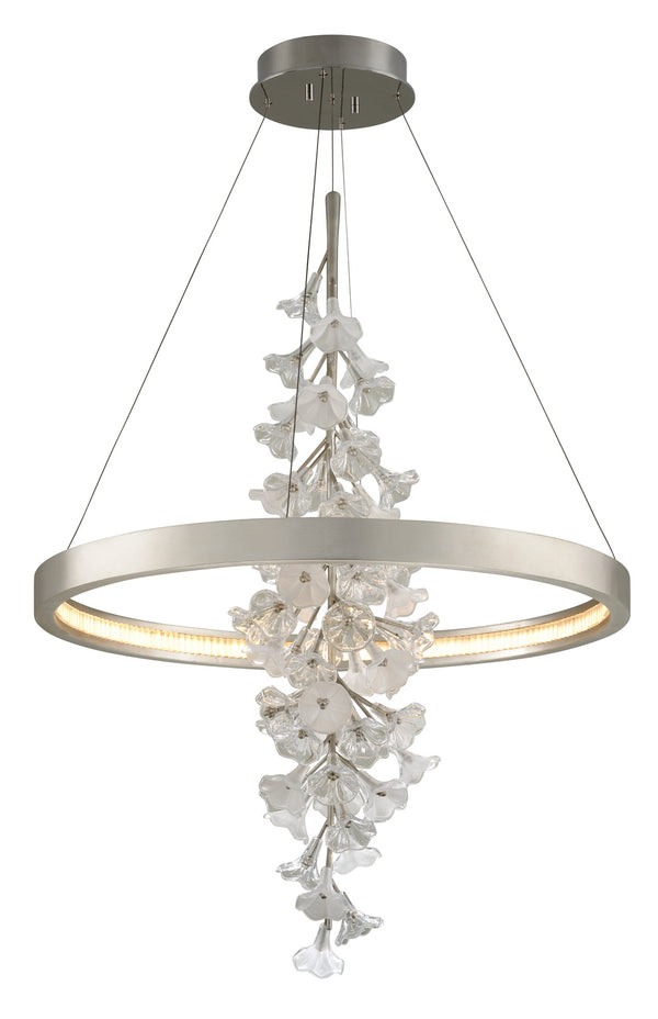 Corbett Lighting - 269-72 - LED Pendant - Jasmine - Silver Leaf from Lighting & Bulbs Unlimited in Charlotte, NC