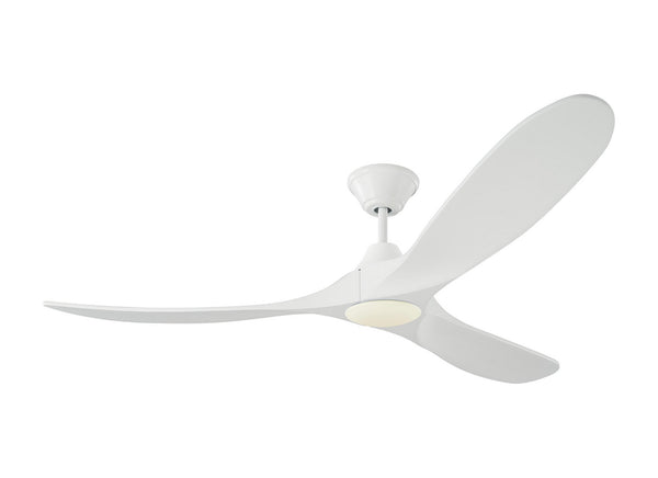 Visual Comfort Fan - 3MAVR60RZWD - 60" Ceiling Fan - Maverick 60 LED - Matte White from Lighting & Bulbs Unlimited in Charlotte, NC