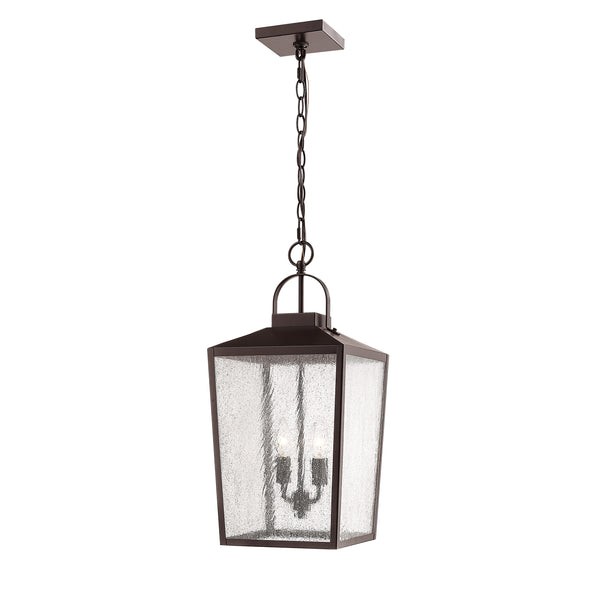 Millennium - 2655-PBZ - Two Light Outdoor Hanging Lantern - Devens - Powder Coat Bronze from Lighting & Bulbs Unlimited in Charlotte, NC