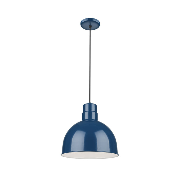 Millennium - RDBC12-NB - One Light Pendant - R Series - Navy Blue from Lighting & Bulbs Unlimited in Charlotte, NC