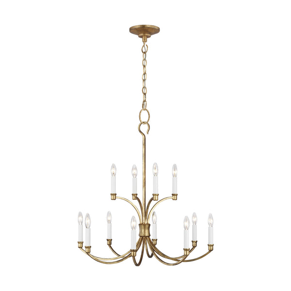 Visual Comfort Studio - CC10612ADB - 12 Light Chandelier - Westerly - Antique Gild from Lighting & Bulbs Unlimited in Charlotte, NC