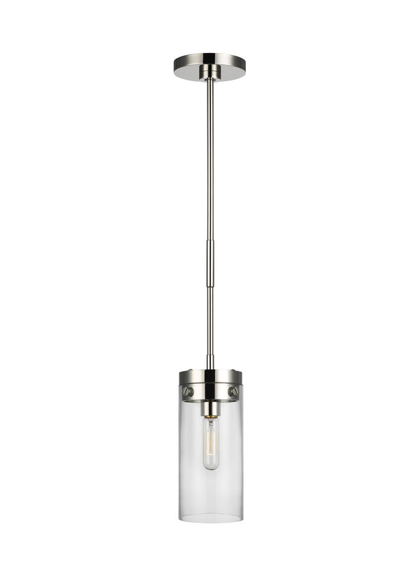 Visual Comfort Studio - CP1001PN - One Light Pendant - Garrett - Polished Nickel from Lighting & Bulbs Unlimited in Charlotte, NC