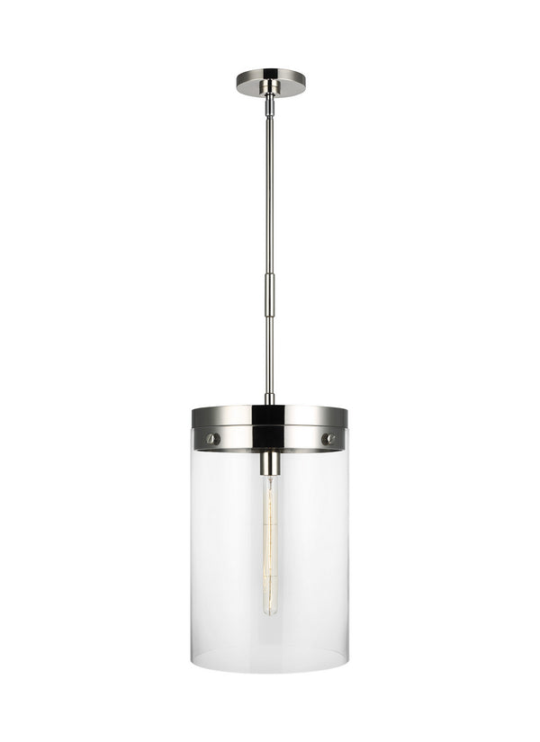 Visual Comfort Studio - CP1011PN - One Light Pendant - Garrett - Polished Nickel from Lighting & Bulbs Unlimited in Charlotte, NC