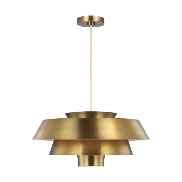 Visual Comfort Studio - EP1081BBS - One Light Pendant - Brisbin - Burnished Brass from Lighting & Bulbs Unlimited in Charlotte, NC