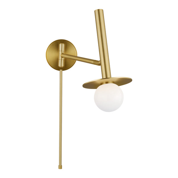 Visual Comfort Studio - KW1021BBS - One Light Wall Sconce - Nodes - Burnished Brass from Lighting & Bulbs Unlimited in Charlotte, NC