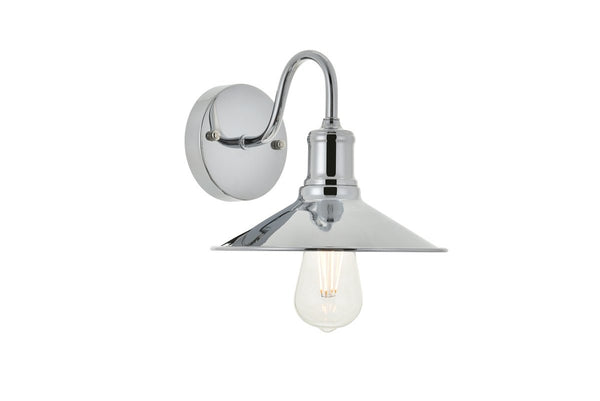 Elegant Lighting - LD4033W9C - One Light Wall Sconce - Etude - Chrome from Lighting & Bulbs Unlimited in Charlotte, NC