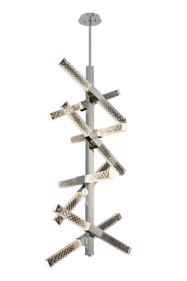 Allegri - 034950-010-FR001 - LED Foyer Pendant - Apollo - Chrome from Lighting & Bulbs Unlimited in Charlotte, NC