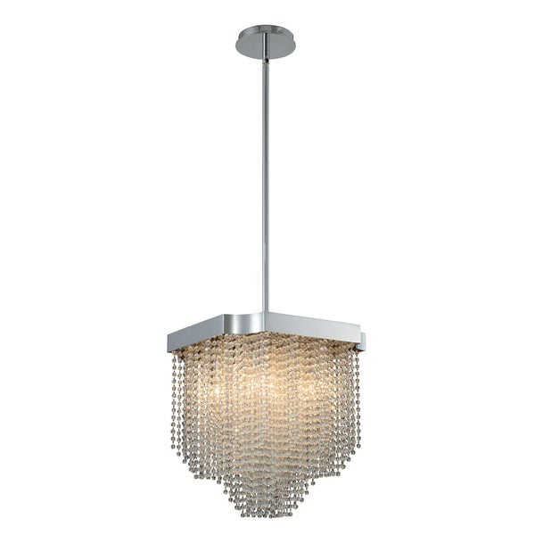 Allegri - 036050-010-FR001 - Five Light Pendant - Tenda - Chrome from Lighting & Bulbs Unlimited in Charlotte, NC