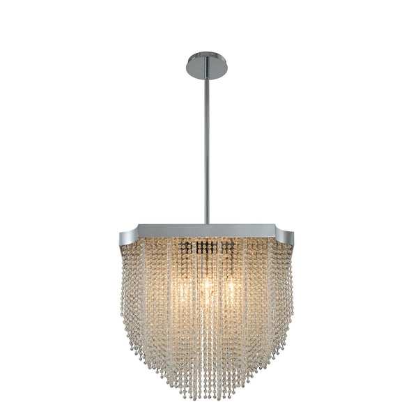Allegri - 036051-010-FR001 - Eight Light Pendant - Tenda - Chrome from Lighting & Bulbs Unlimited in Charlotte, NC