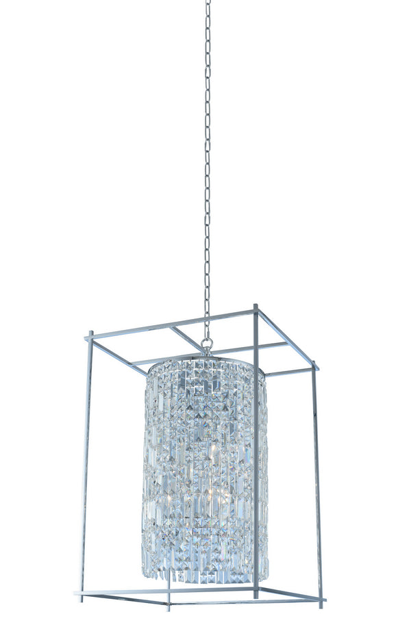 Allegri - 036151-010-FR001 - Six Light Foyer Pendant - Joni - Chrome from Lighting & Bulbs Unlimited in Charlotte, NC