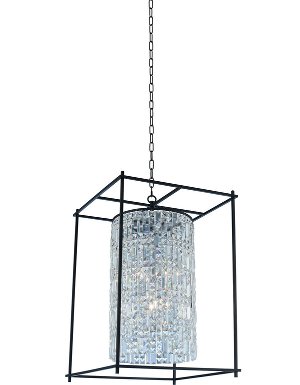 Allegri - 036151-052-FR001 - Six Light Foyer Pendant - Joni - Matte Black from Lighting & Bulbs Unlimited in Charlotte, NC