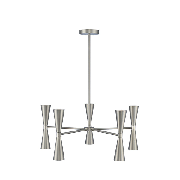 Kalco - 310470SN - LED Chandelier - Milo - Satin Nickel from Lighting & Bulbs Unlimited in Charlotte, NC