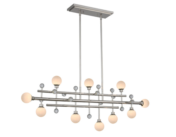 Kalco - 508660PN - LED Island Pendant - Mercer - Polished Nickel from Lighting & Bulbs Unlimited in Charlotte, NC