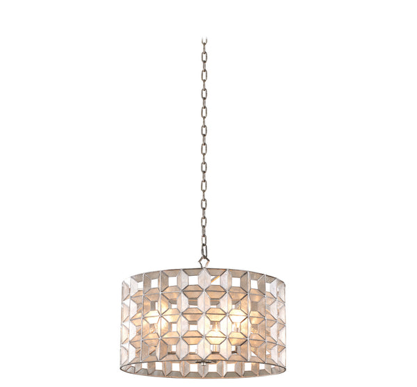Kalco - 509151OSL - Three Light Pendant - Prado - Oxidized Silver Leaf from Lighting & Bulbs Unlimited in Charlotte, NC