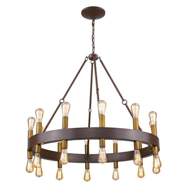 Acclaim Lighting - IN11386W - 24 Light Chandelier - Cumberland - Faux Wood Finish from Lighting & Bulbs Unlimited in Charlotte, NC