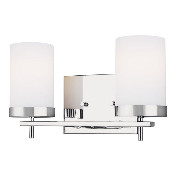 Visual Comfort Studio - 4490302EN3-05 - Two Light Wall / Bath - Zire - Chrome from Lighting & Bulbs Unlimited in Charlotte, NC