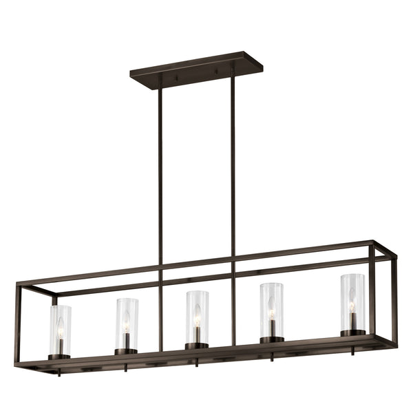 Visual Comfort Studio - 6690305-778 - Five Light Island Pendant - Zire - Brushed Oil Rubbed Bronze from Lighting & Bulbs Unlimited in Charlotte, NC