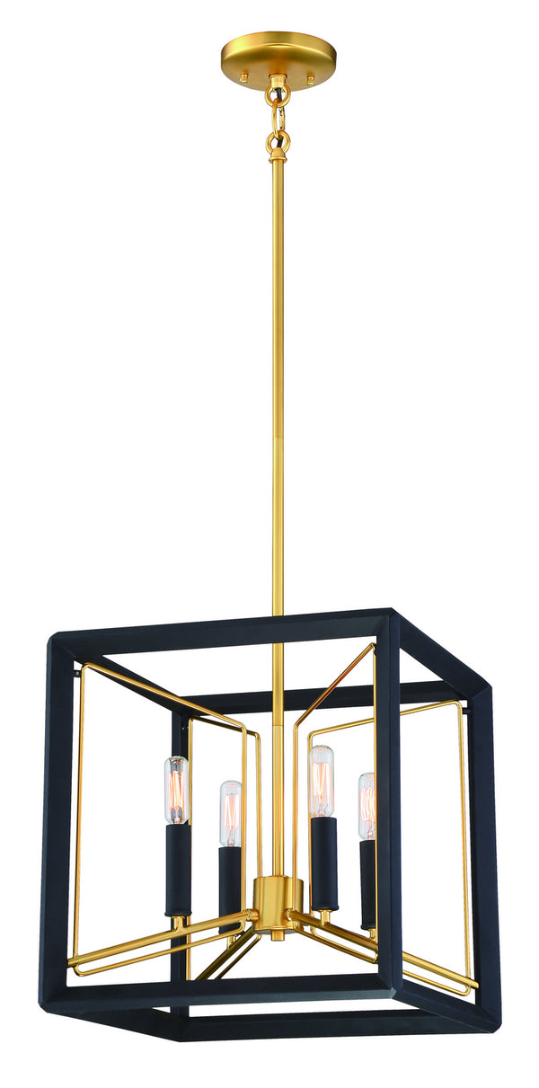 Metropolitan - N7854-707 - Four Light Pendant - Sable Point - Sand Coal With Honey Gold Acce from Lighting & Bulbs Unlimited in Charlotte, NC