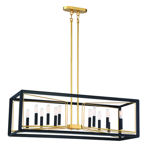 Metropolitan - N7856-707 - 12 Light Pendant - Sable Point - Sand Coal With Honey Gold Acce from Lighting & Bulbs Unlimited in Charlotte, NC