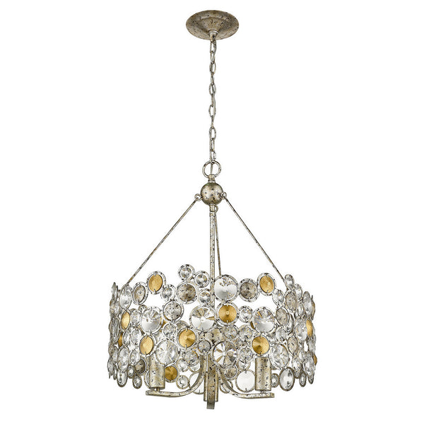 Acclaim Lighting - TP10001ASL - Three Light Chandelier - Vitozzi - Antique Silver Leaf from Lighting & Bulbs Unlimited in Charlotte, NC