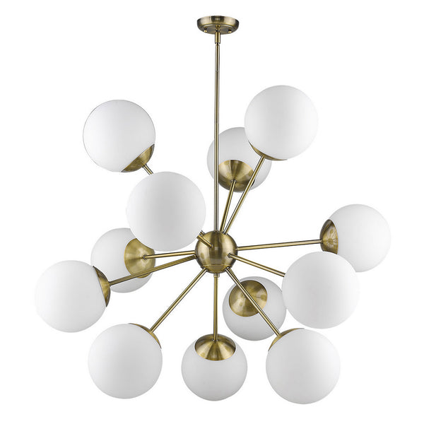 Acclaim Lighting - TP20006ATB - 12 Light Chandelier - Solea - Antique Brass from Lighting & Bulbs Unlimited in Charlotte, NC