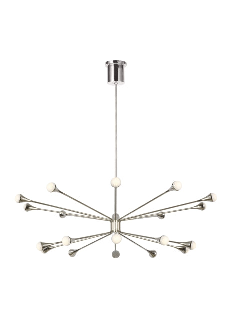 Visual Comfort Modern - 700LDY20N-LED930 - LED Chandelier - Lody - Polished Nickel from Lighting & Bulbs Unlimited in Charlotte, NC