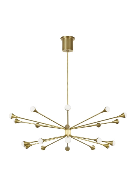 Visual Comfort Modern - 700LDY20R-LED930 - LED Chandelier - Lody - Aged Brass from Lighting & Bulbs Unlimited in Charlotte, NC