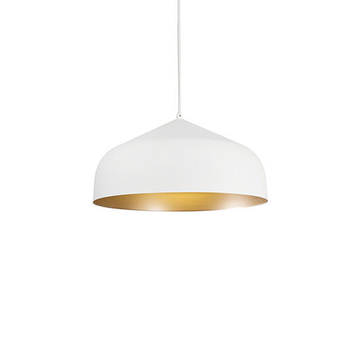 Kuzco Lighting - 49117-WH/GD - One Light Pendant - Helena - White/Gold from Lighting & Bulbs Unlimited in Charlotte, NC