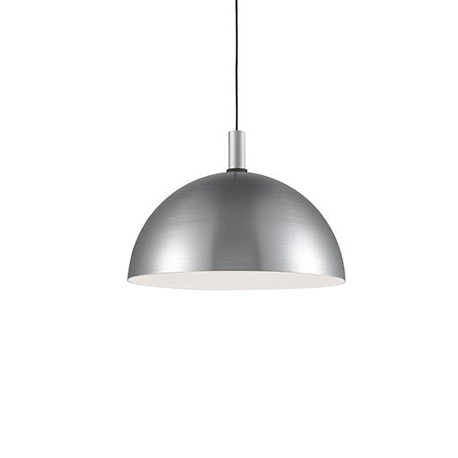 Kuzco Lighting - 492324-BN/BK - One Light Pendant - Archibald - Brushed Nickel with Black from Lighting & Bulbs Unlimited in Charlotte, NC
