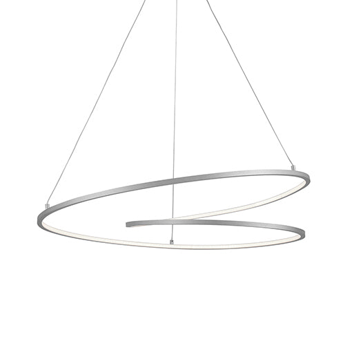 Kuzco Lighting - PD11132-AS - LED Pendant - Twist - Antique Silver from Lighting & Bulbs Unlimited in Charlotte, NC