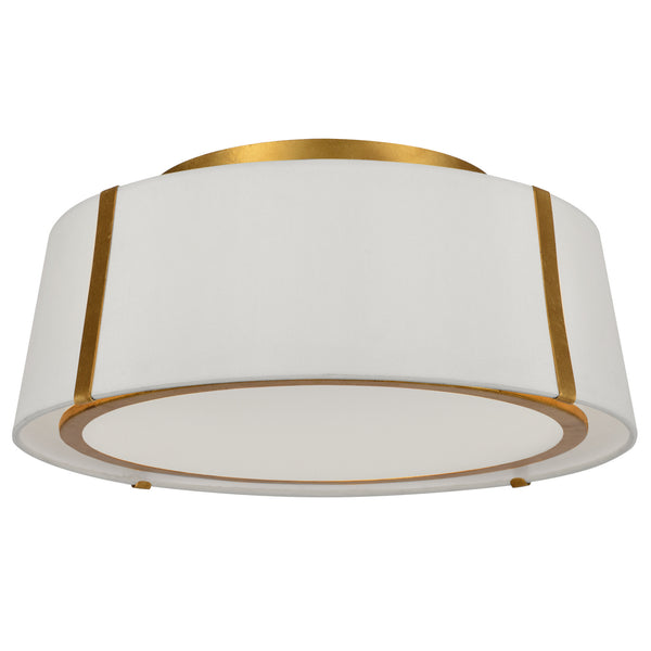 Crystorama - FUL-905-GA - Three Light Ceiling Mount - Fulton - Antique Gold from Lighting & Bulbs Unlimited in Charlotte, NC