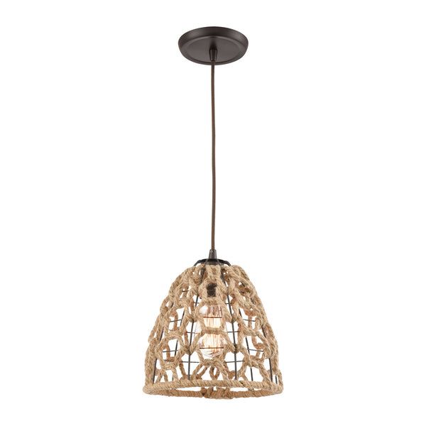 ELK Home - 10709/1 - One Light Mini Pendant - Coastal Inlet - Oil Rubbed Bronze from Lighting & Bulbs Unlimited in Charlotte, NC