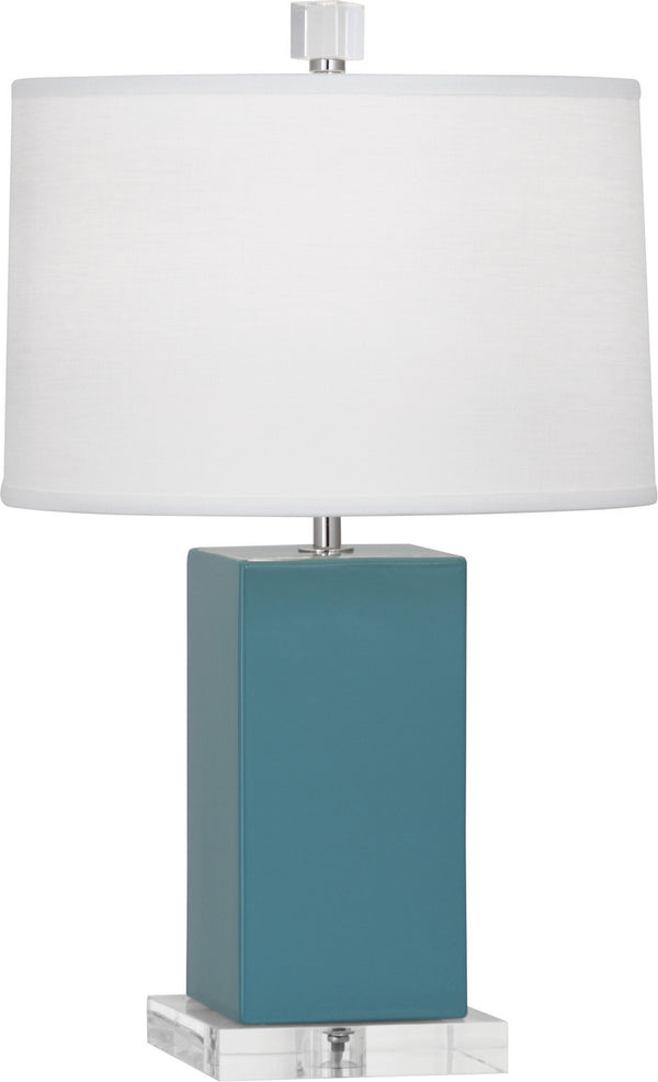 Robert Abbey - OB990 - One Light Accent Lamp - Harvey - Steel Blue Glazed from Lighting & Bulbs Unlimited in Charlotte, NC