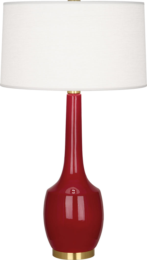 Robert Abbey - OX701 - One Light Table Lamp - Delilah - Oxblood Glazed from Lighting & Bulbs Unlimited in Charlotte, NC