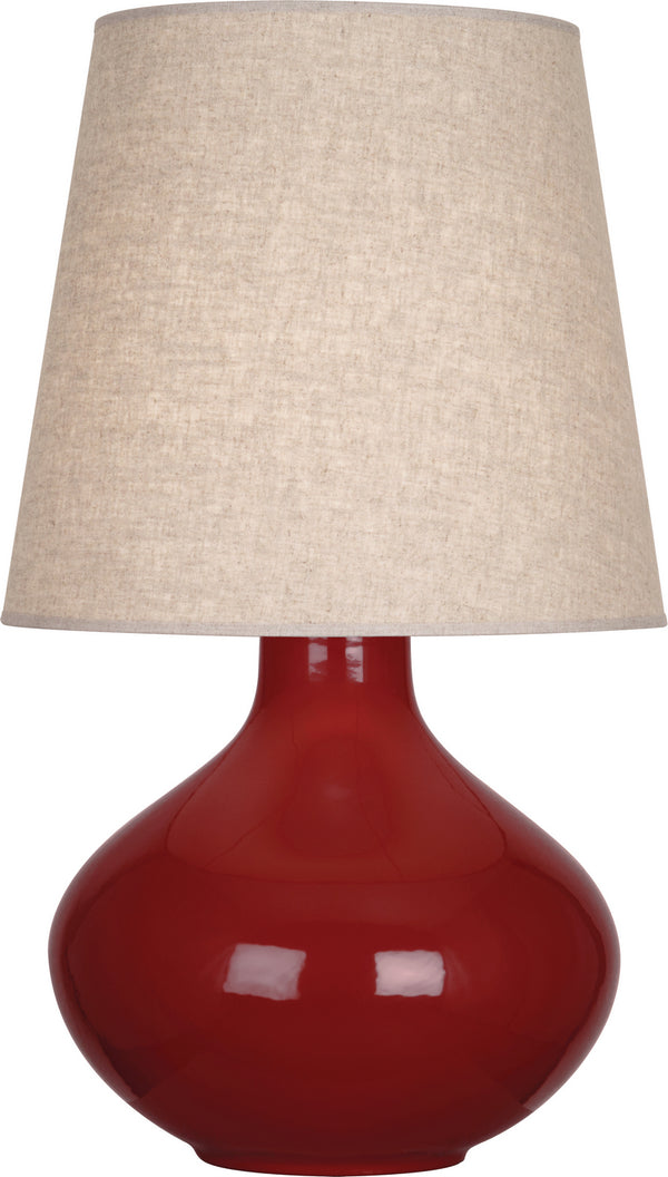 Robert Abbey - OX991 - One Light Table Lamp - June - Oxblood Glazed from Lighting & Bulbs Unlimited in Charlotte, NC