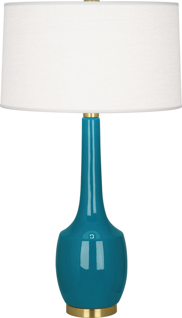 Robert Abbey - PC701 - One Light Table Lamp - Delilah - Peacock Glazed from Lighting & Bulbs Unlimited in Charlotte, NC