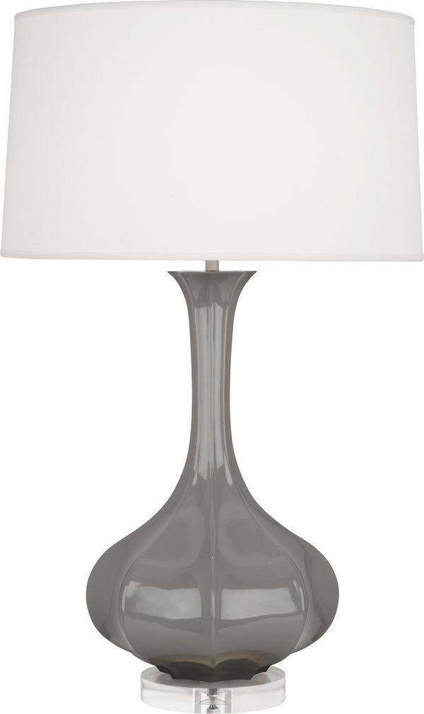 Robert Abbey - ST996 - One Light Table Lamp - Pike - Smoky Taupe Glazed w/Lucite Base from Lighting & Bulbs Unlimited in Charlotte, NC