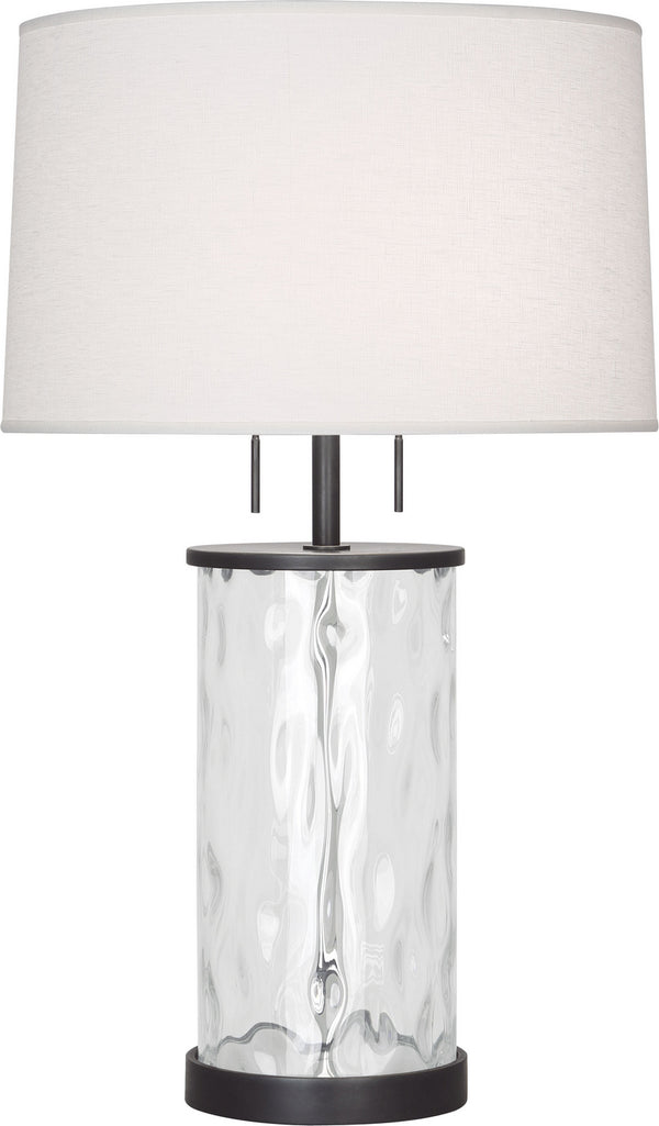 Robert Abbey - Z1440 - Two Light Table Lamp - Gloria - Deep Patina Bronze w/Wavy Glass Body from Lighting & Bulbs Unlimited in Charlotte, NC