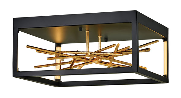 Fredrick Ramond - FR46401BLK - LED Flush Mount - Styx - Black from Lighting & Bulbs Unlimited in Charlotte, NC