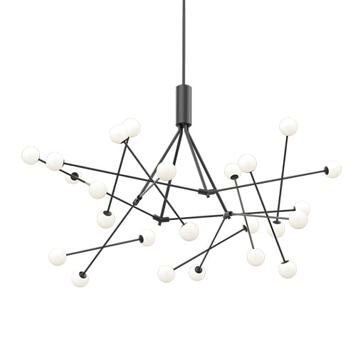 Kuzco Lighting - CH97358-BK - LED Chandelier - Moto - Black from Lighting & Bulbs Unlimited in Charlotte, NC