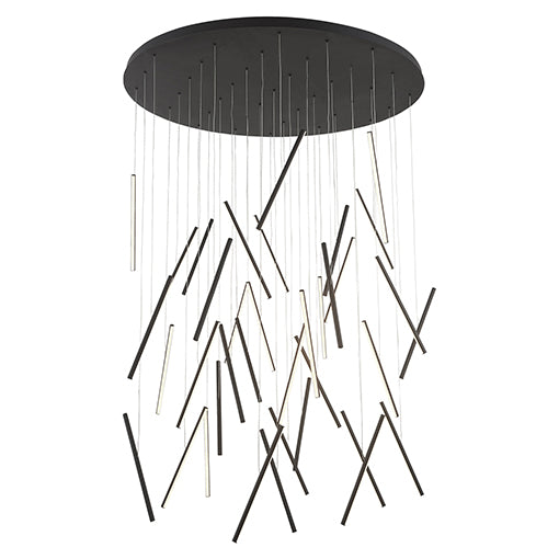 Kuzco Lighting - MP14850-BK - LED Pendant - Chute - Black from Lighting & Bulbs Unlimited in Charlotte, NC