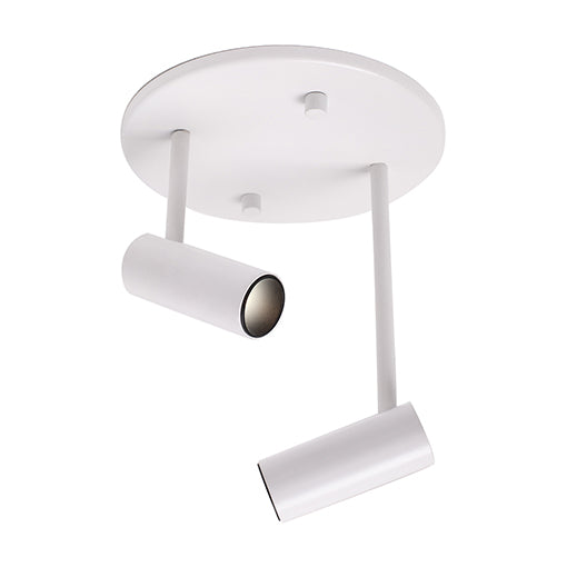 Kuzco Lighting - SF15002-WH - LED Semi-Flush Mount - Downey - White from Lighting & Bulbs Unlimited in Charlotte, NC